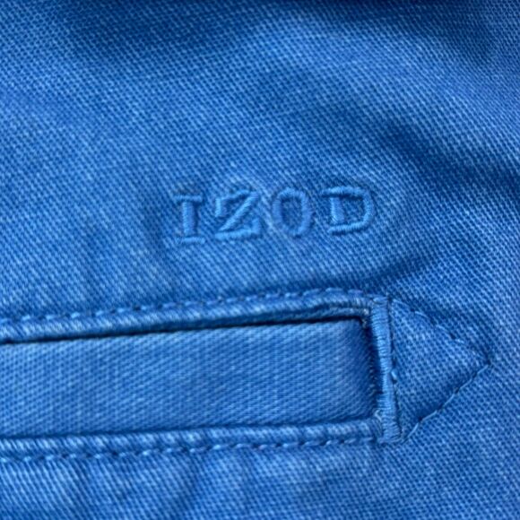 Izod Men's Size 40 Classic Fit Stretch Chino‎ Shorts Bermuda 7" Inseam NWT - Picture 7 of 16